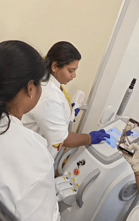 Student practical session